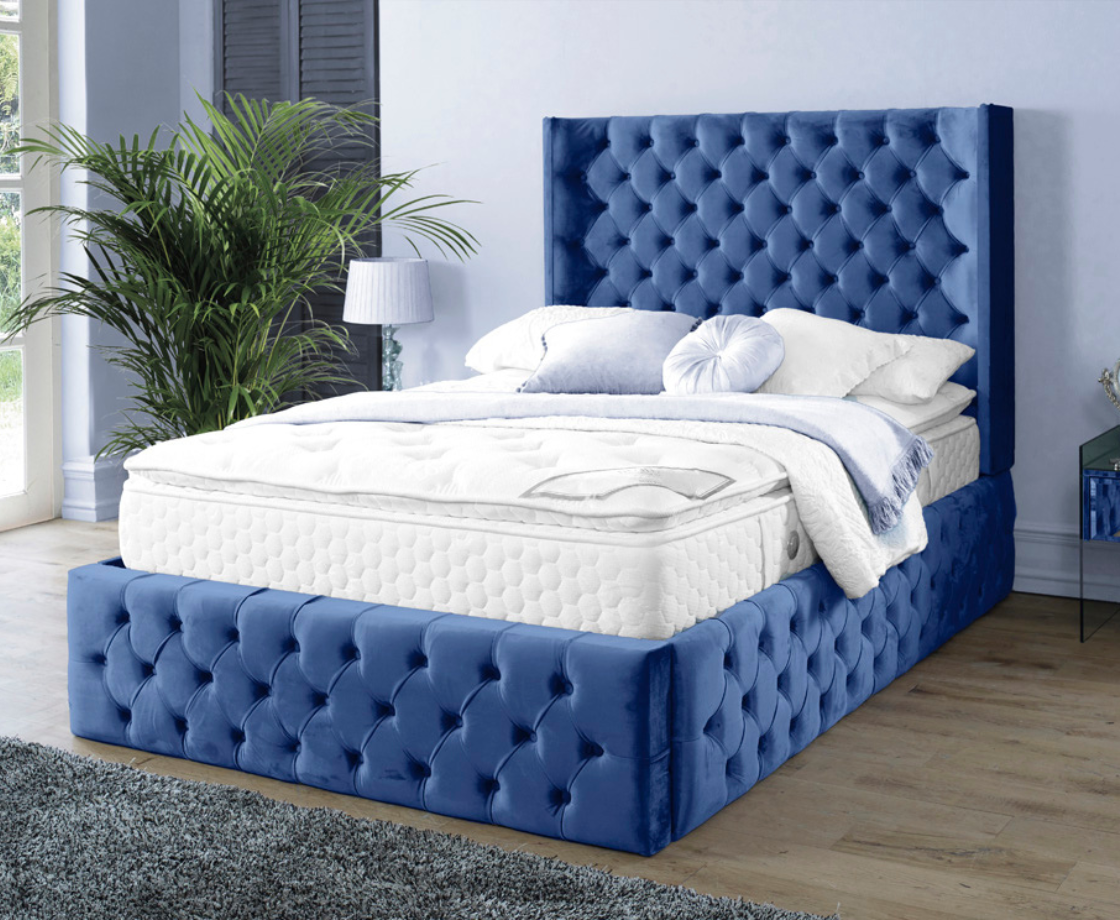 Double bed store box frame